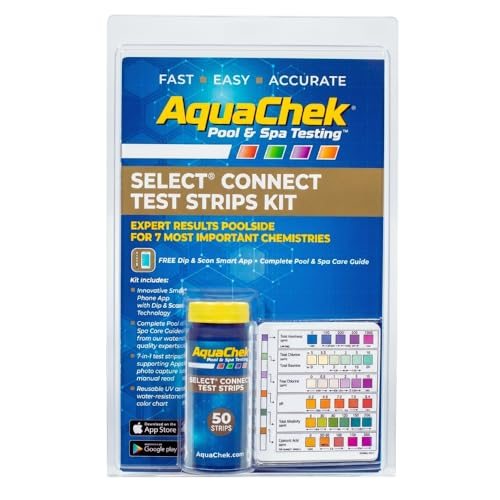 AquaChek — AquaChek Select Connect 7-Way Pool and Spa Test Strips Complete Kit - Pool Test