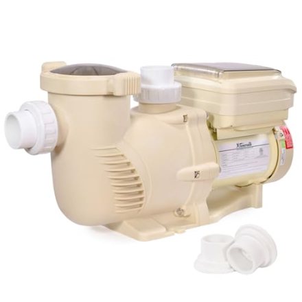 XtremepowerUS — XtremepowerUS 2HP SuperFlow Variable Speed Swimming Pool Pump 230V, InGround 7,8