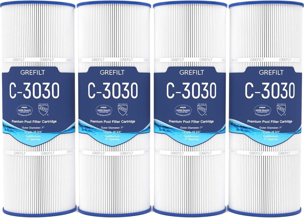 C3030 — C3030 Pool Filter Cartridges, Compatible with Hayward SwimClear C3030, C3020, C3