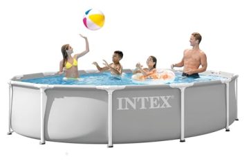 INTEX — INTEX 26711EP 12Ft X 30In Prism Frame Premium Above Ground Swimming Pool Set wit