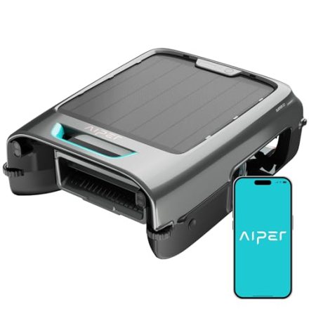 AIPER — AIPER EcoSurfer S2 Solar Powered Pool Surface Skimmer Robot with APP Support, 24