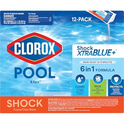 Clorox — Clorox Pool&Spa 42032CLX Shock XtraBlue, 12-Pack