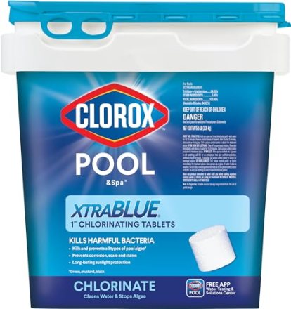 Clorox Pool and Spa XtraBlue 1-inch chlorinating tablets 5lb