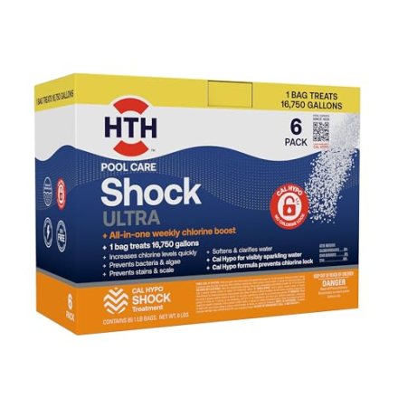 HTH pool care kit chlorine shock