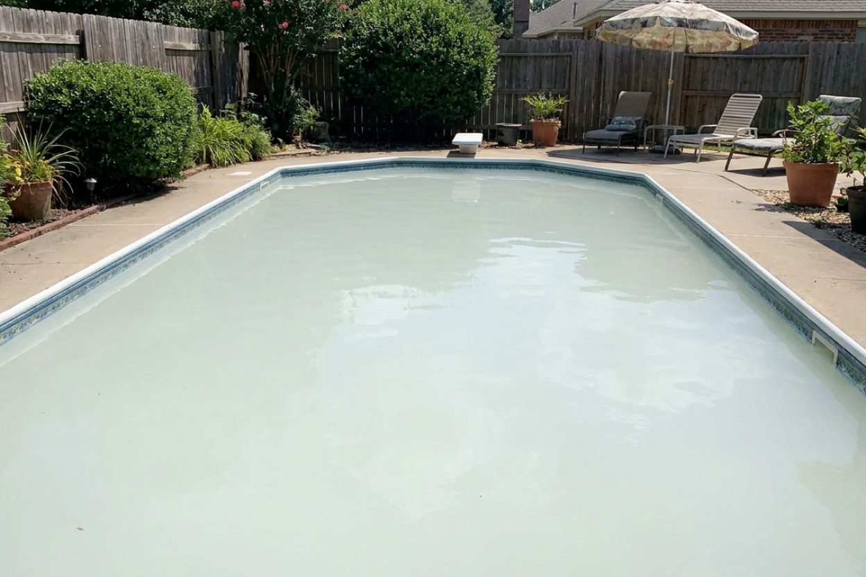 Cloudy Water — Why is my pool cloudy after shocking?