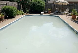 Why is my pool cloudy after shocking?